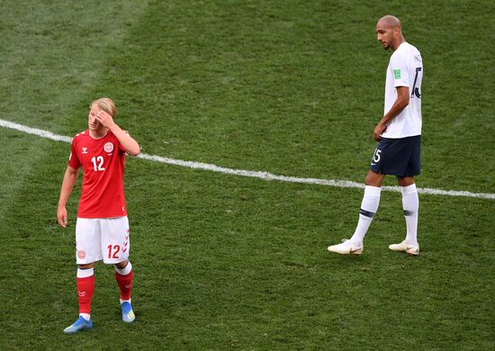 Футбол. ЧМ-2018. Матч Дания - Франция