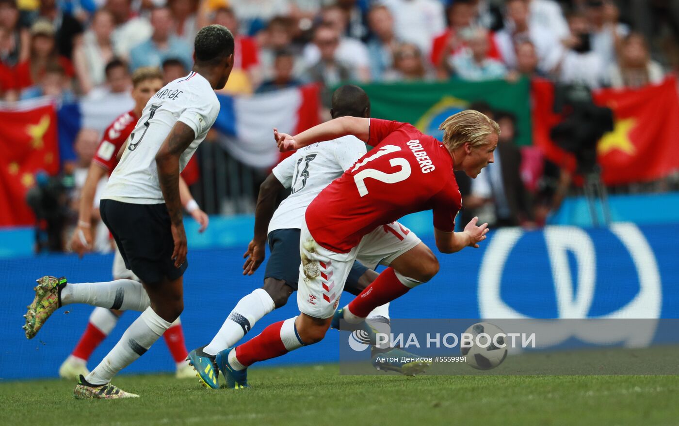 Футбол. ЧМ-2018. Матч Дания - Франция