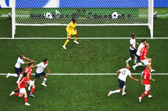 Футбол. ЧМ-2018. Матч Дания - Франция