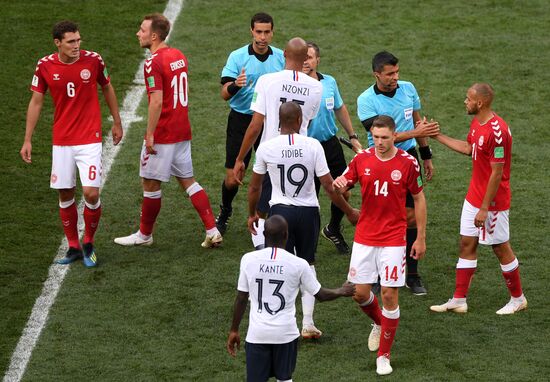 Футбол. ЧМ-2018. Матч Дания - Франция