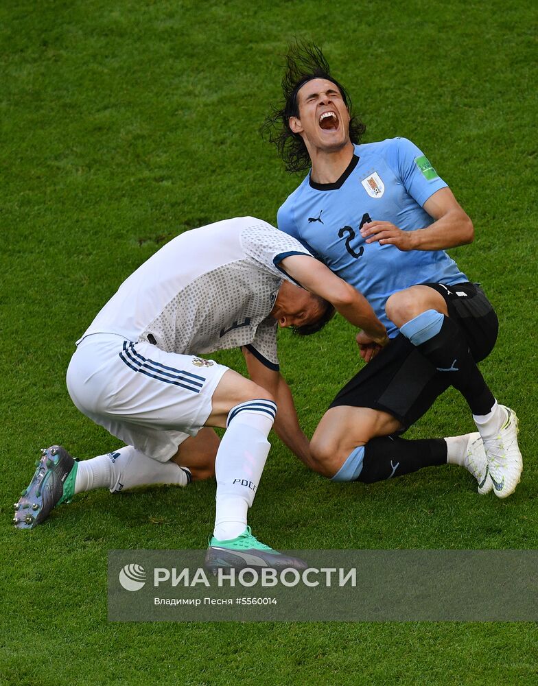 Футбол. ЧМ-2018. Матч Уругвай - Россия