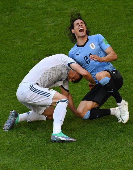 Футбол. ЧМ-2018. Матч Уругвай - Россия