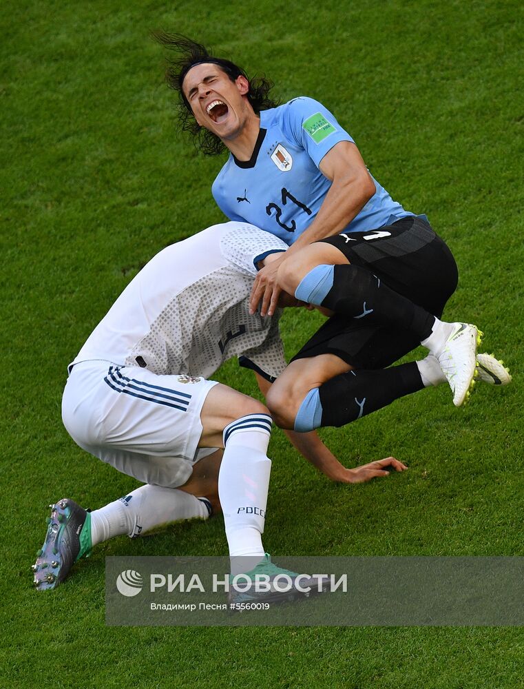 Футбол. ЧМ-2018. Матч Уругвай - Россия