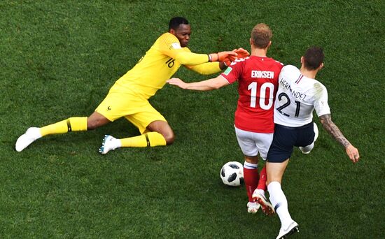 Футбол. ЧМ-2018. Матч Дания - Франция