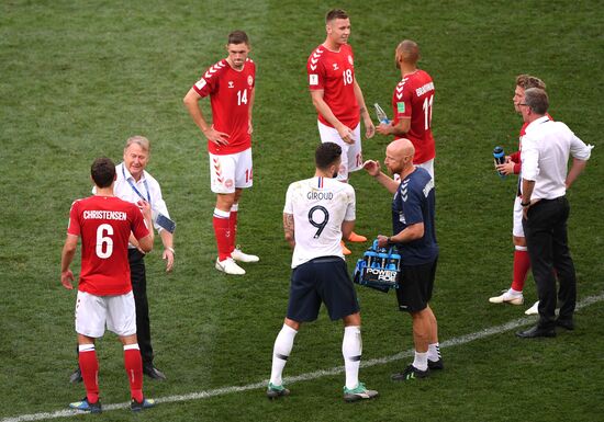 Футбол. ЧМ-2018. Матч Дания - Франция