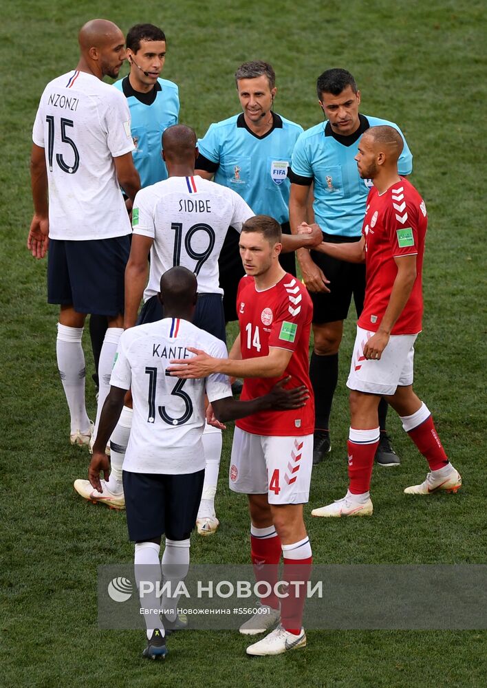 Футбол. ЧМ-2018. Матч Дания - Франция