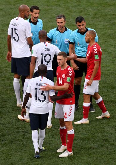 Футбол. ЧМ-2018. Матч Дания - Франция