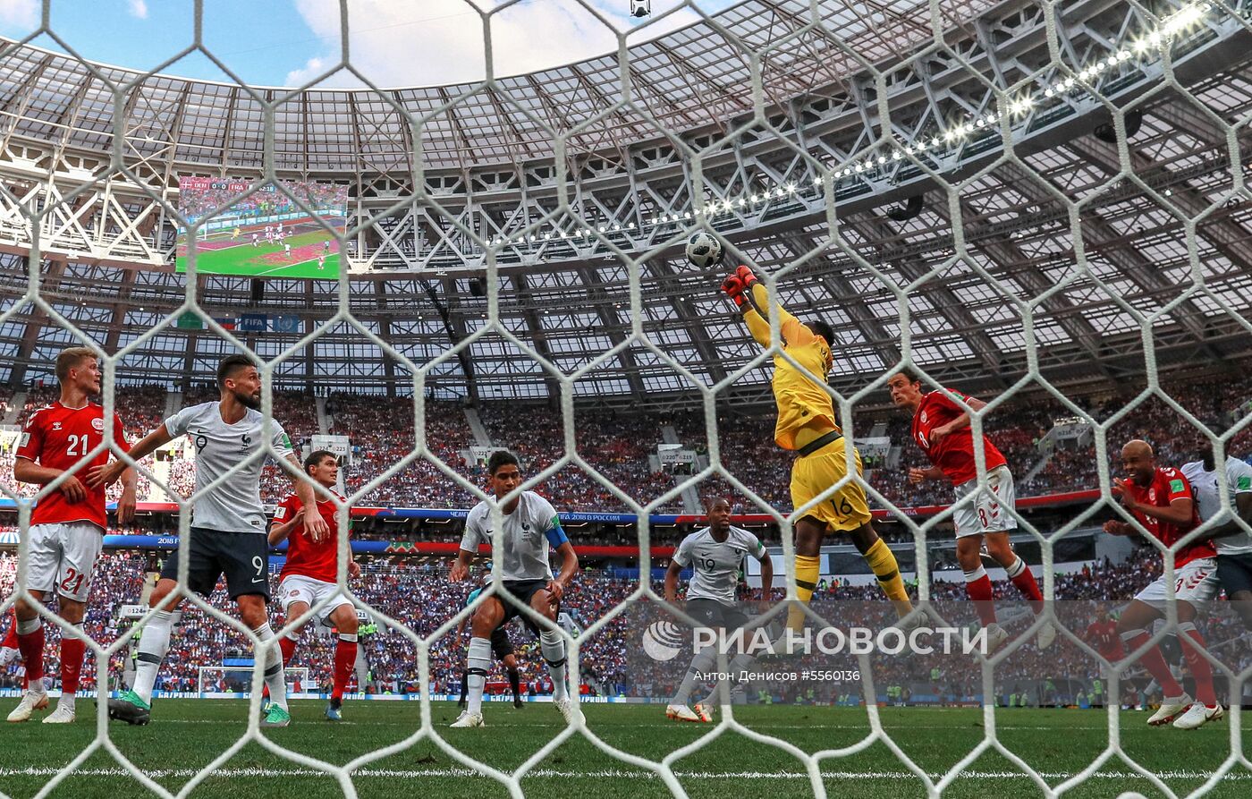 Футбол. ЧМ-2018. Матч Дания - Франция