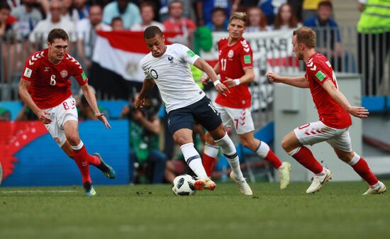 Футбол. ЧМ-2018. Матч Дания - Франция