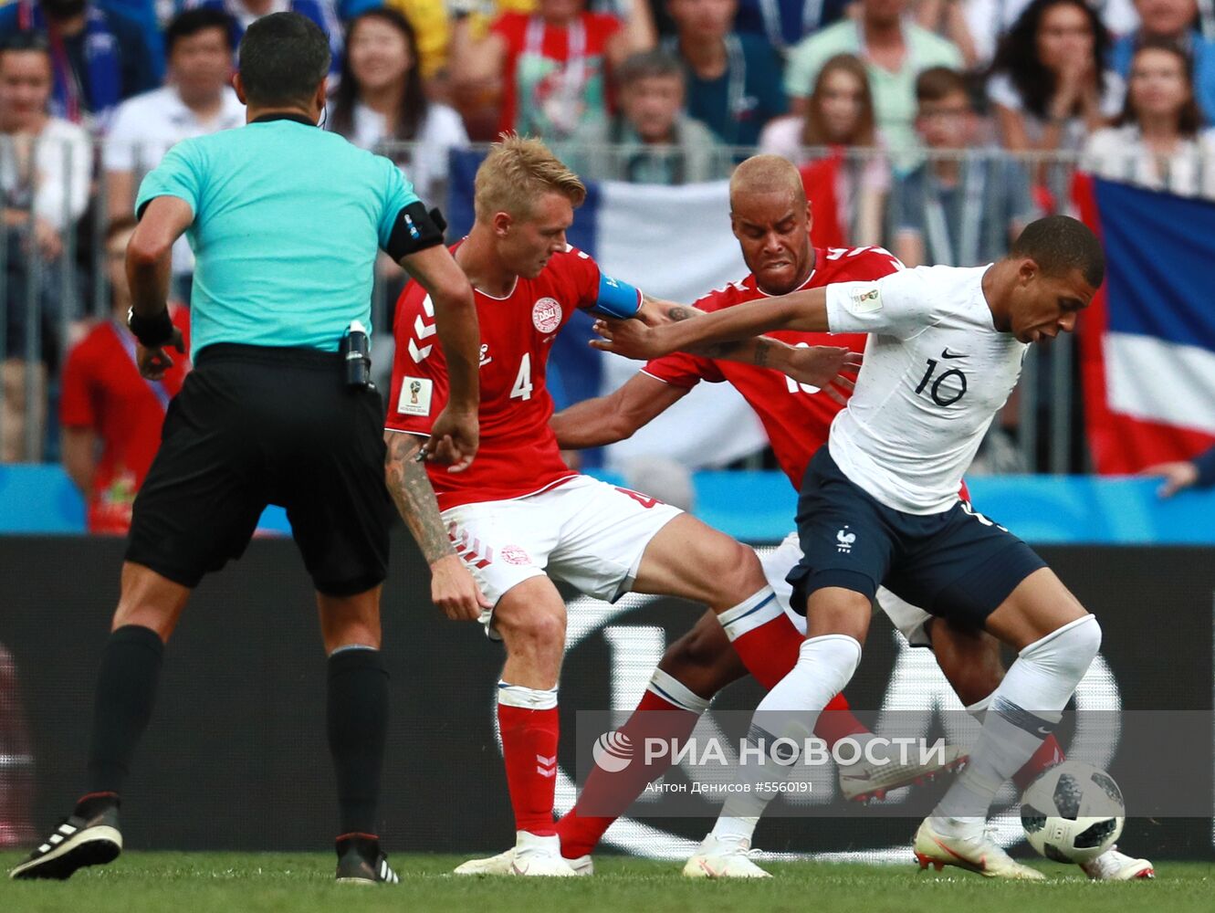 Футбол. ЧМ-2018. Матч Дания - Франция