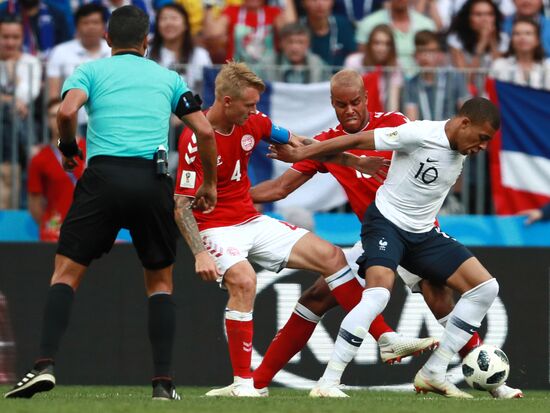 Футбол. ЧМ-2018. Матч Дания - Франция