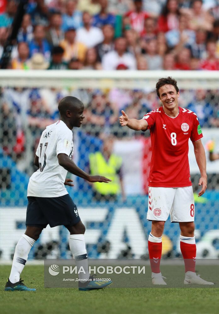 Футбол. ЧМ-2018. Матч Дания - Франция