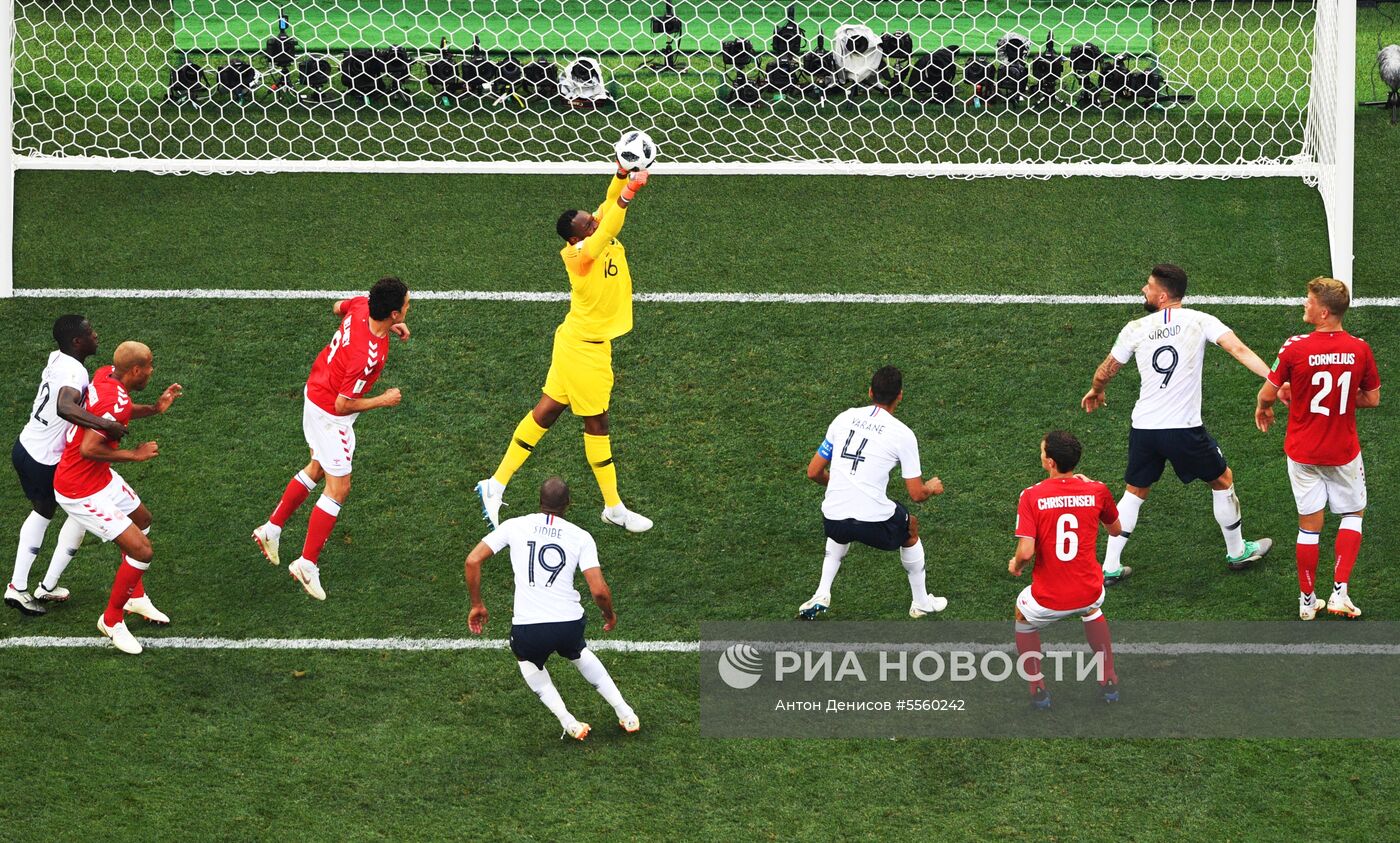 Футбол. ЧМ-2018. Матч Дания - Франция