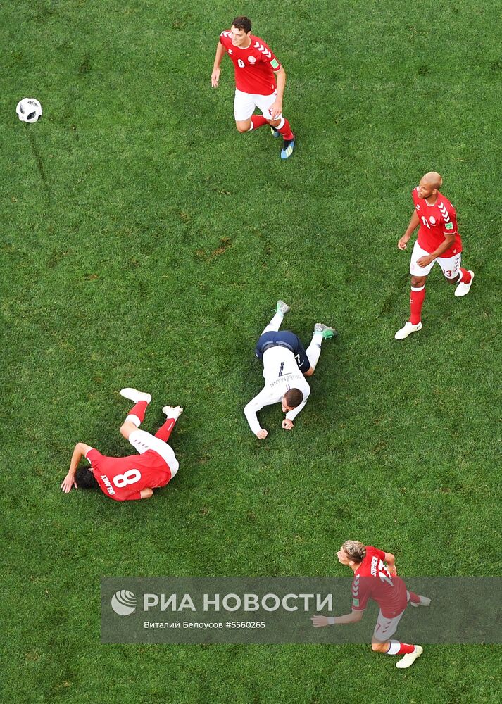 Футбол. ЧМ-2018. Матч Дания - Франция