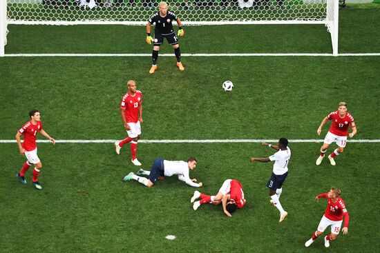 Футбол. ЧМ-2018. Матч Дания - Франция