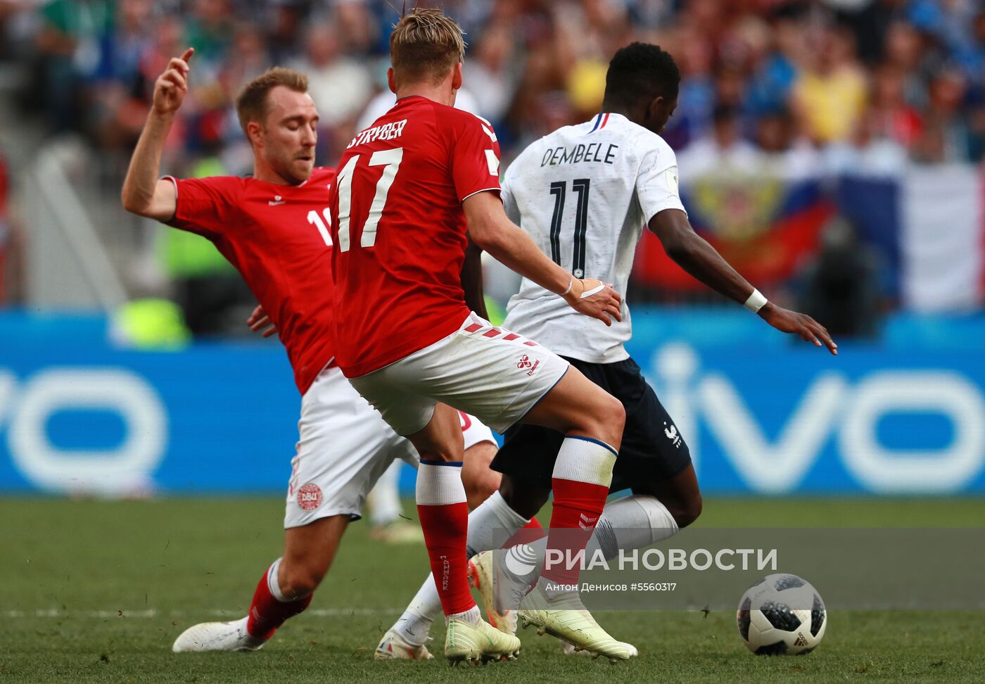 Футбол. ЧМ-2018. Матч Дания - Франция