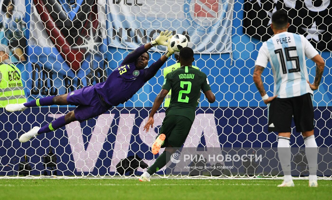 Футбол. ЧМ-2018. Матч Нигерия - Аргентина