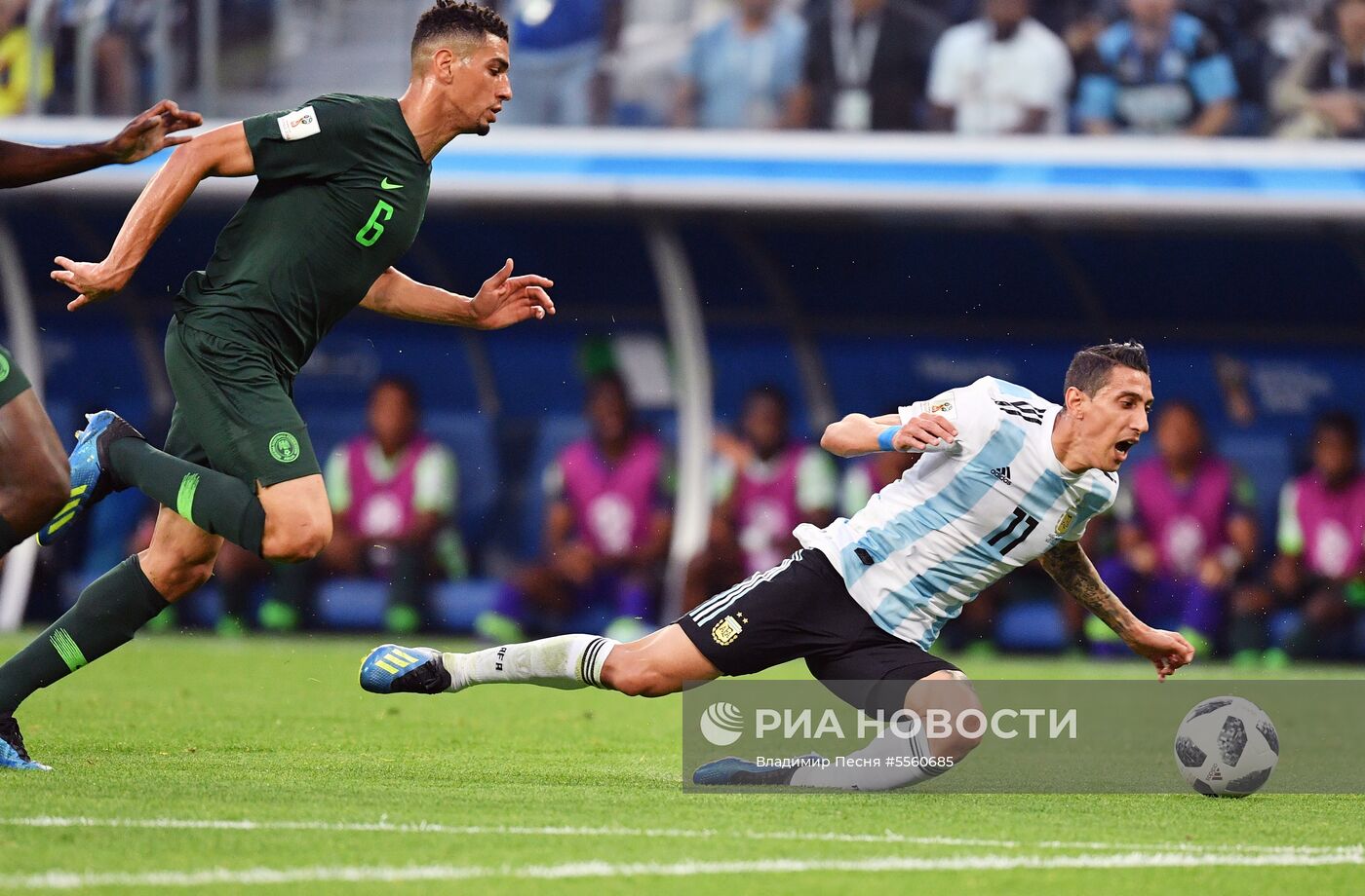 Футбол. ЧМ-2018. Матч Нигерия - Аргентина