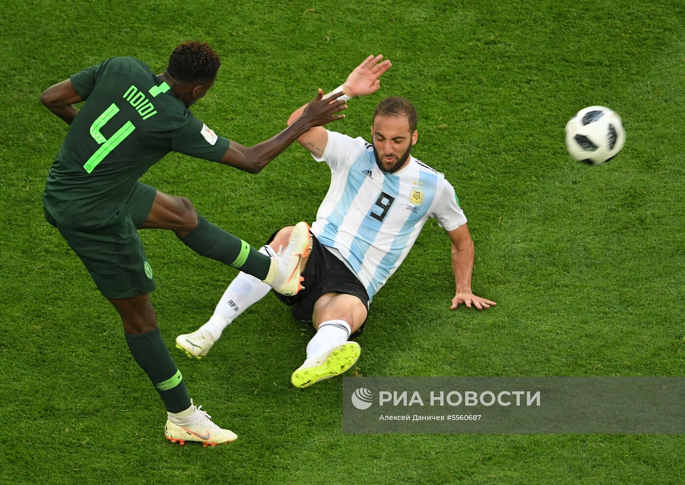 Футбол. ЧМ-2018. Матч Нигерия - Аргентина