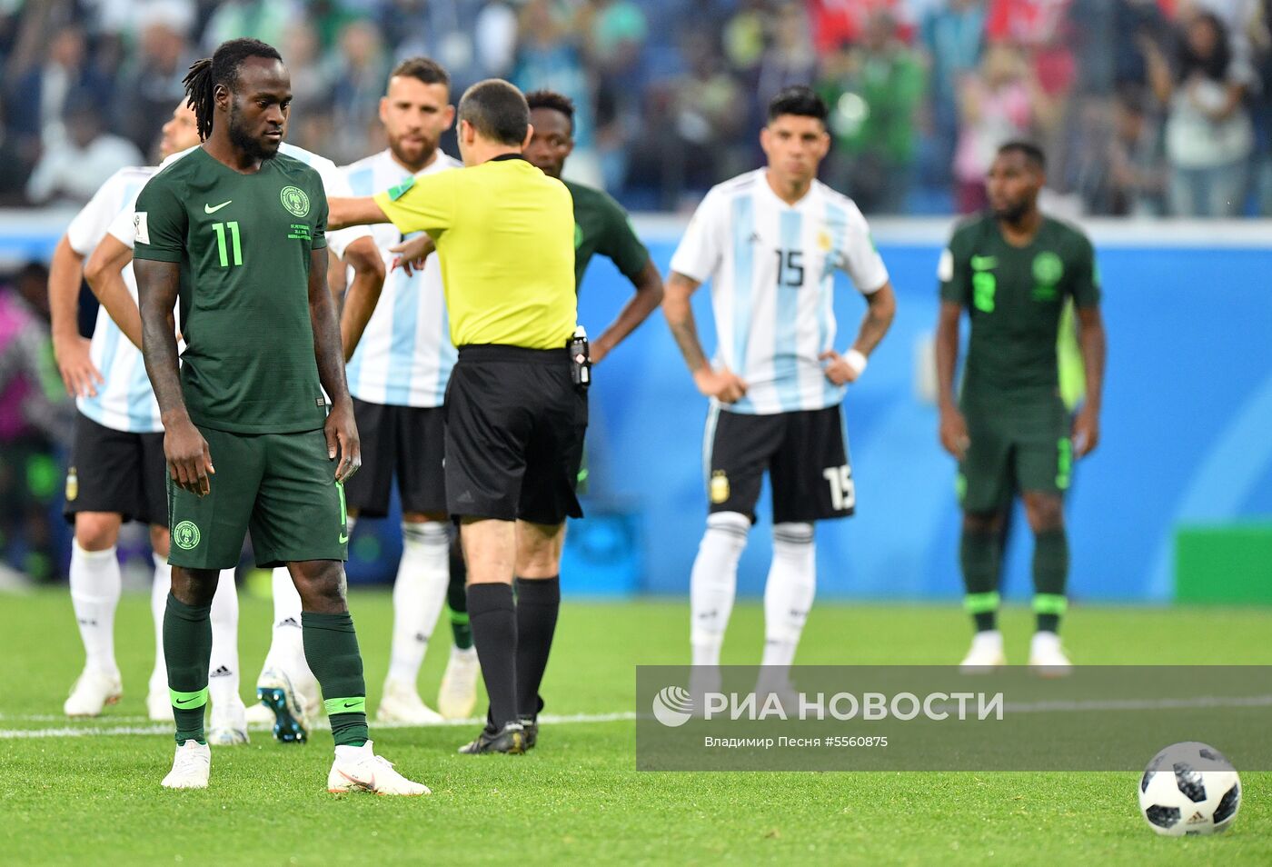 Футбол. ЧМ-2018. Матч Нигерия - Аргентина
