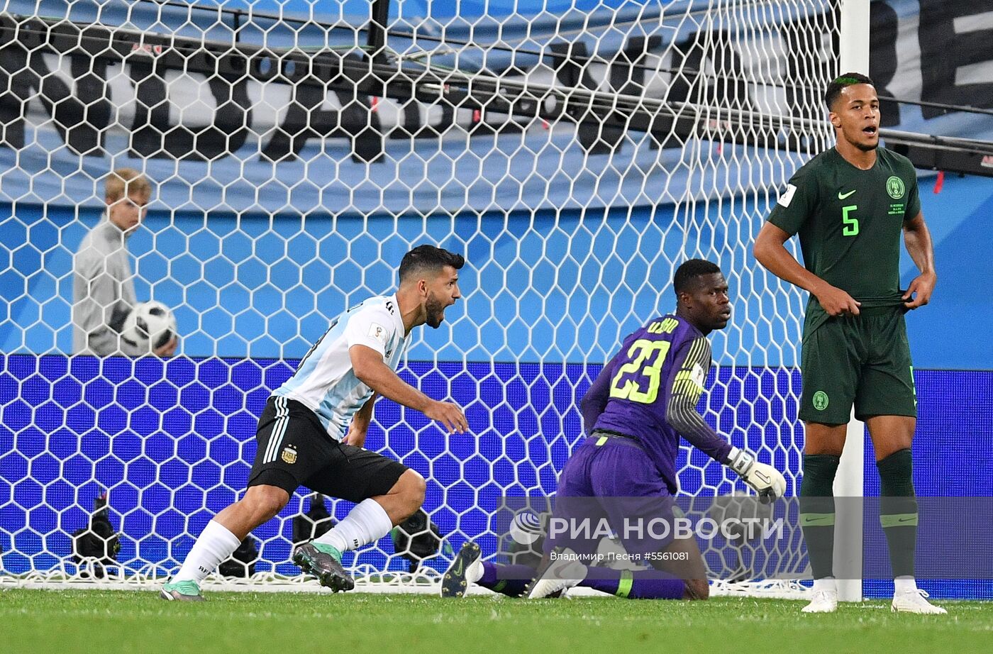 Футбол. ЧМ-2018. Матч Нигерия - Аргентина