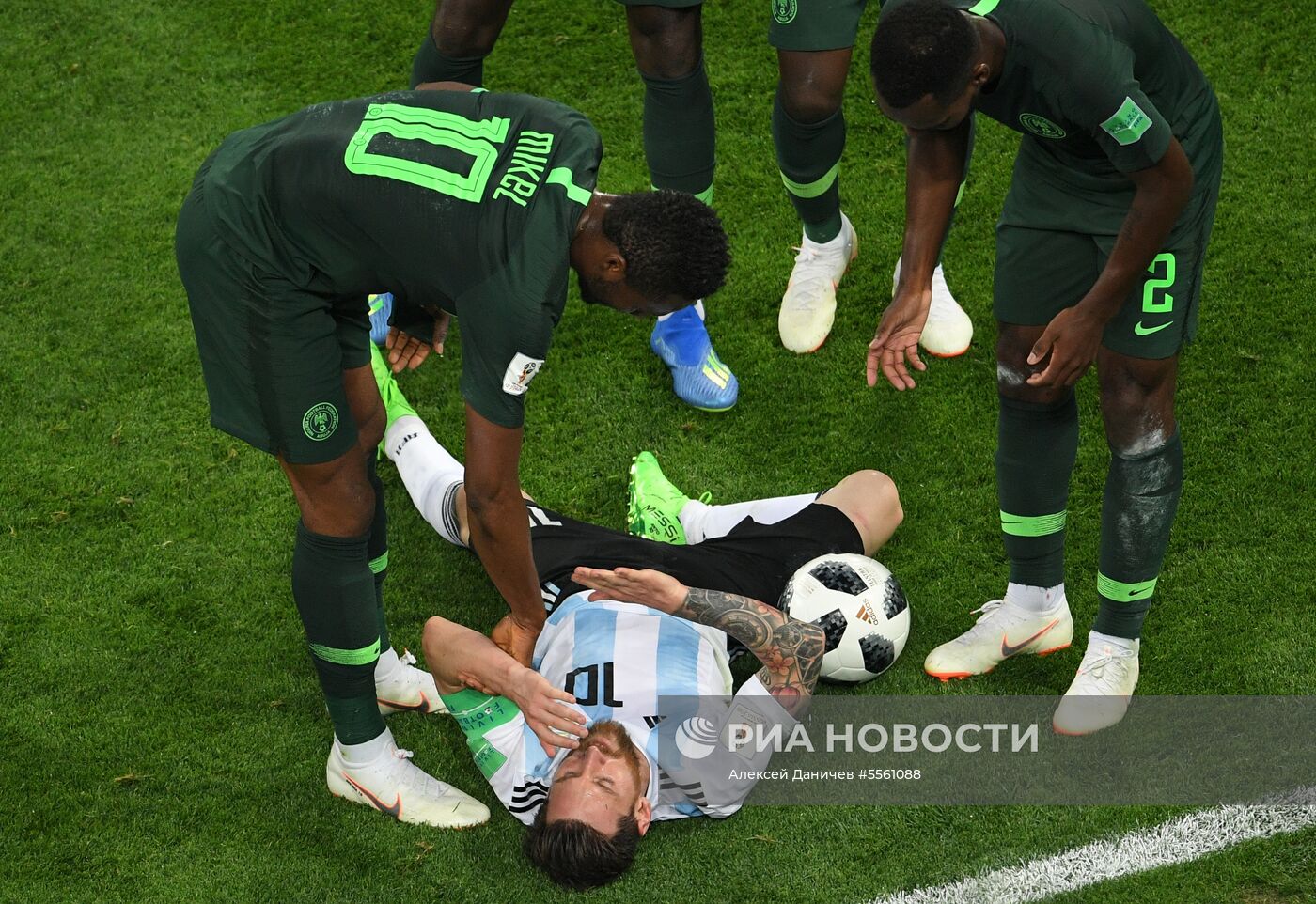 Футбол. ЧМ-2018. Матч Нигерия - Аргентина