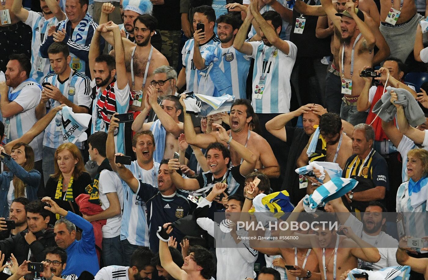 Футбол. ЧМ-2018. Матч Нигерия - Аргентина