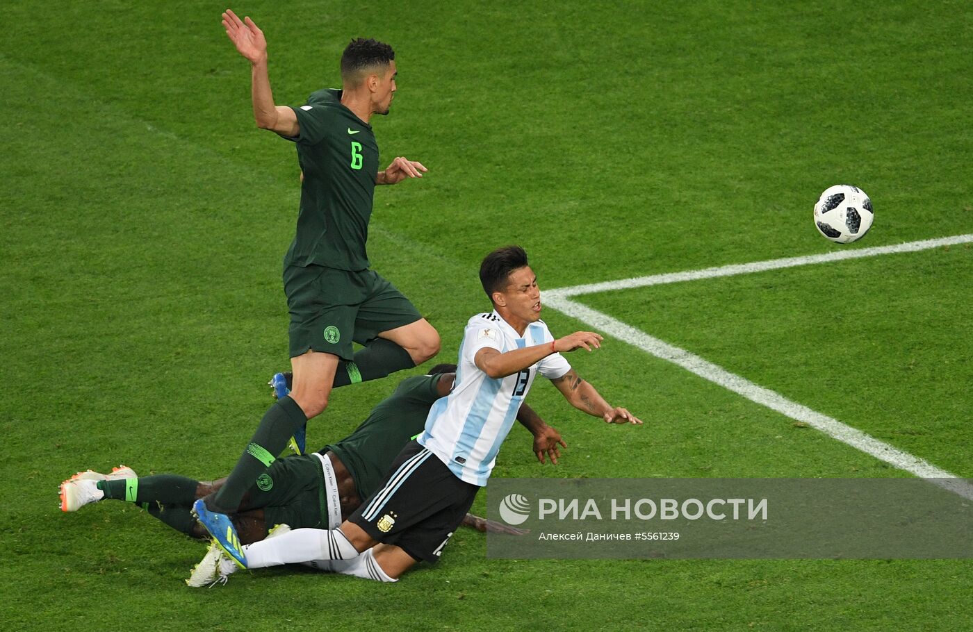 Футбол. ЧМ-2018. Матч Нигерия - Аргентина