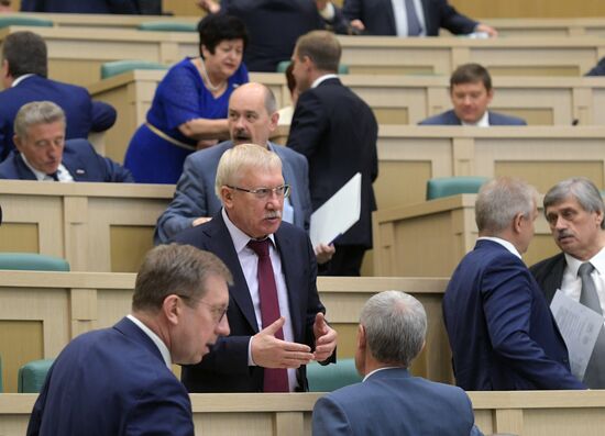 Заседание Совета Федерации РФ