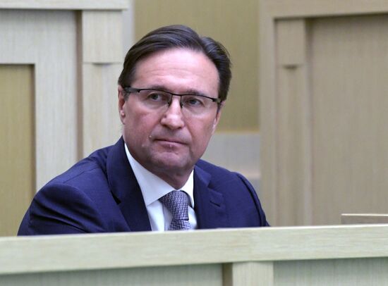 Заседание Совета Федерации РФ