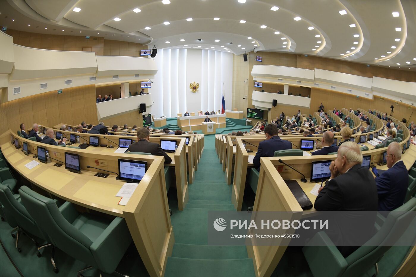 Заседание Совета Федерации РФ