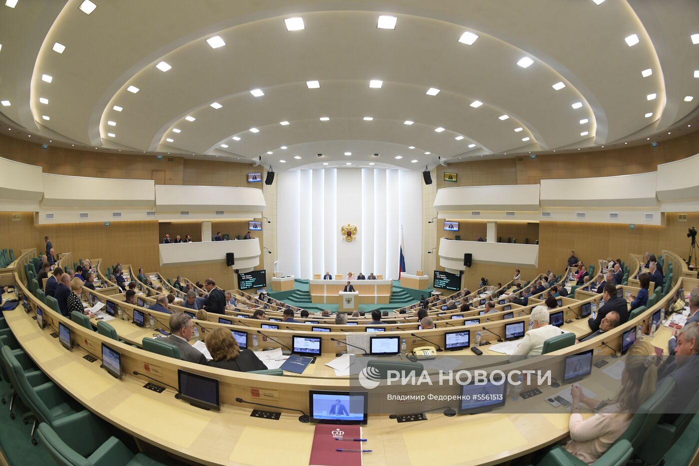 Заседание Совета Федерации РФ