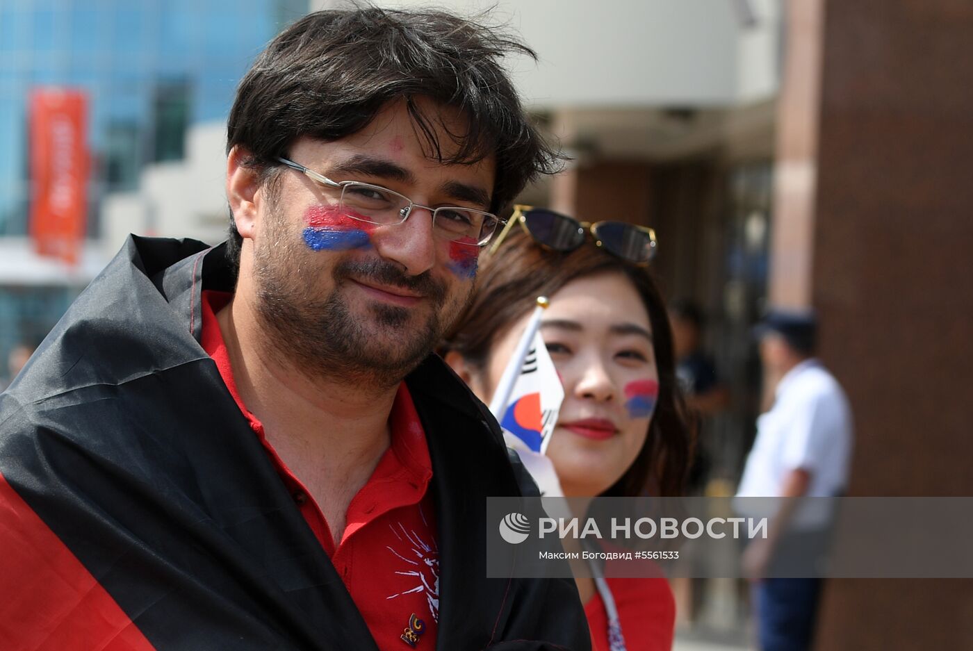 Приезд болельщиков сборной Республики Корея в Казань