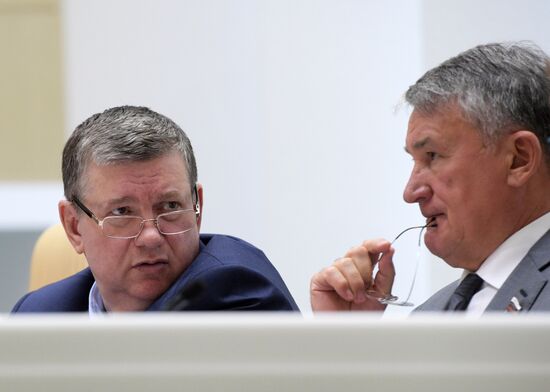 Заседание Совета Федерации РФ