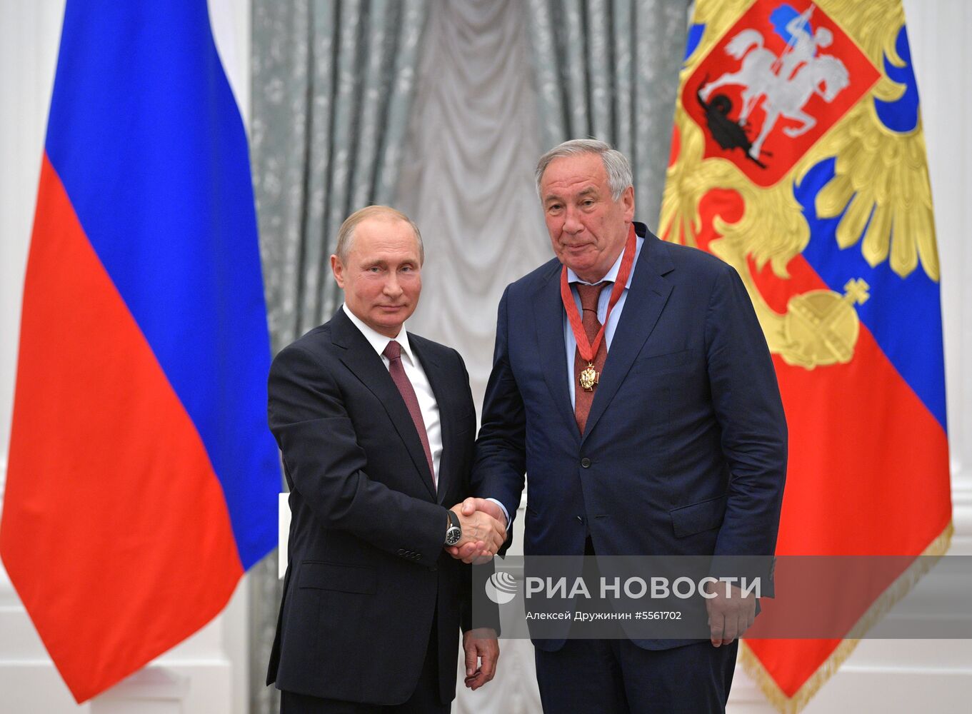 Вручение государственных наград президентом РФ В. Путиным в Кремле