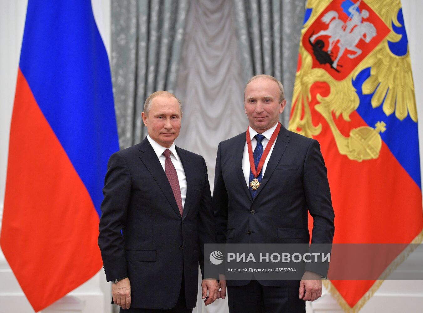 Вручение государственных наград президентом РФ В. Путиным в Кремле