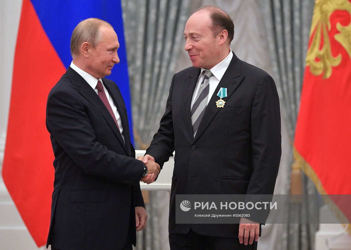 Вручение государственных наград президентом РФ В. Путиным в Кремле