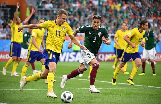 Футбол. ЧМ-2018. Матч Мексика - Швеция