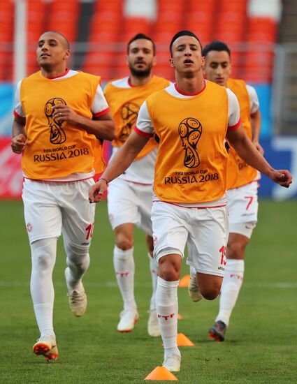 Футбол. ЧМ-2018. Тренировка сборной Туниса