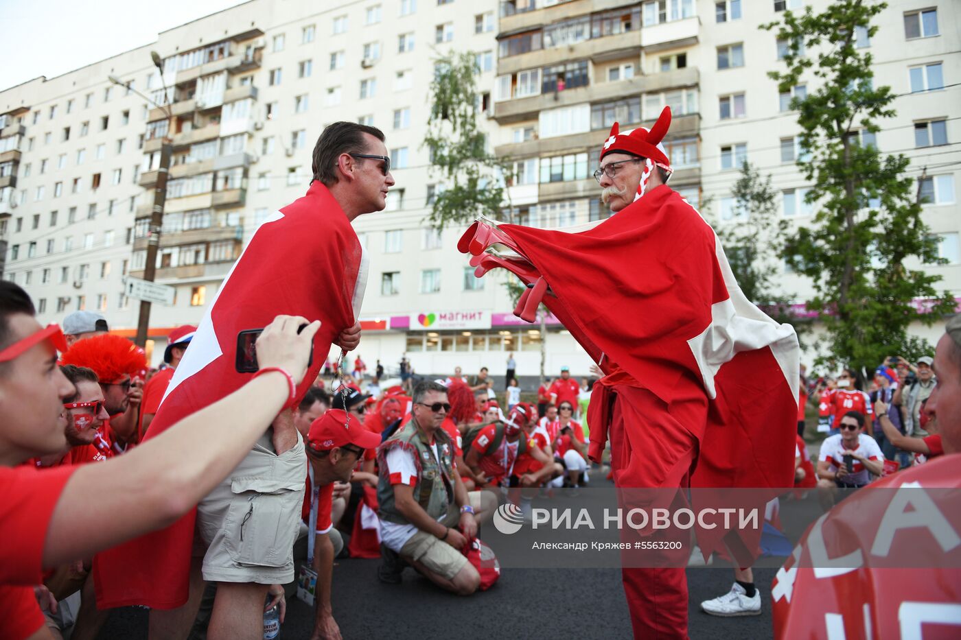 Футбол. ЧМ-2018. Матч Швейцария - Коста-Рика