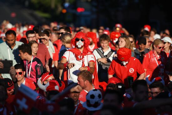 Футбол. ЧМ-2018. Матч Швейцария - Коста-Рика