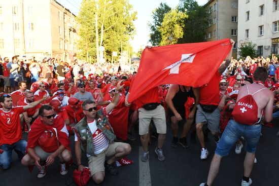 Футбол. ЧМ-2018. Матч Швейцария - Коста-Рика