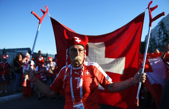 Футбол. ЧМ-2018. Матч Швейцария - Коста-Рика