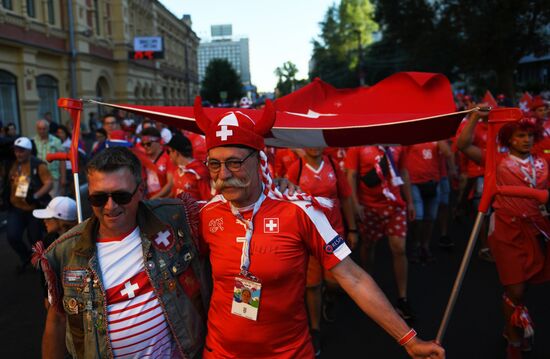 Футбол. ЧМ-2018. Матч Швейцария - Коста-Рика