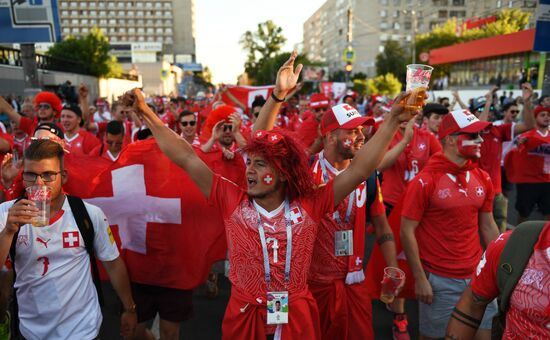 Футбол. ЧМ-2018. Матч Швейцария - Коста-Рика