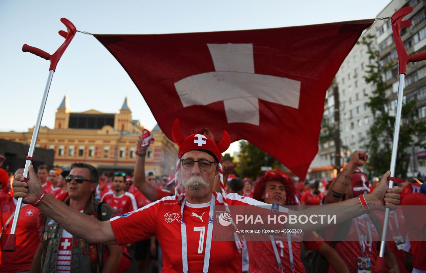 Футбол. ЧМ-2018. Матч Швейцария - Коста-Рика