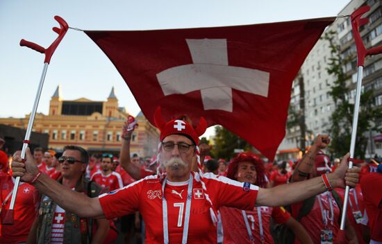 Футбол. ЧМ-2018. Матч Швейцария - Коста-Рика