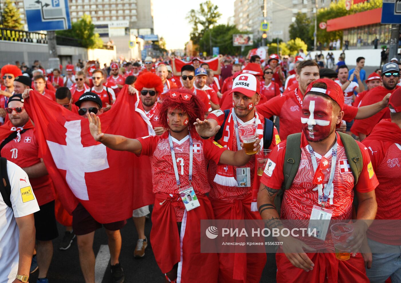 Футбол. ЧМ-2018. Матч Швейцария - Коста-Рика