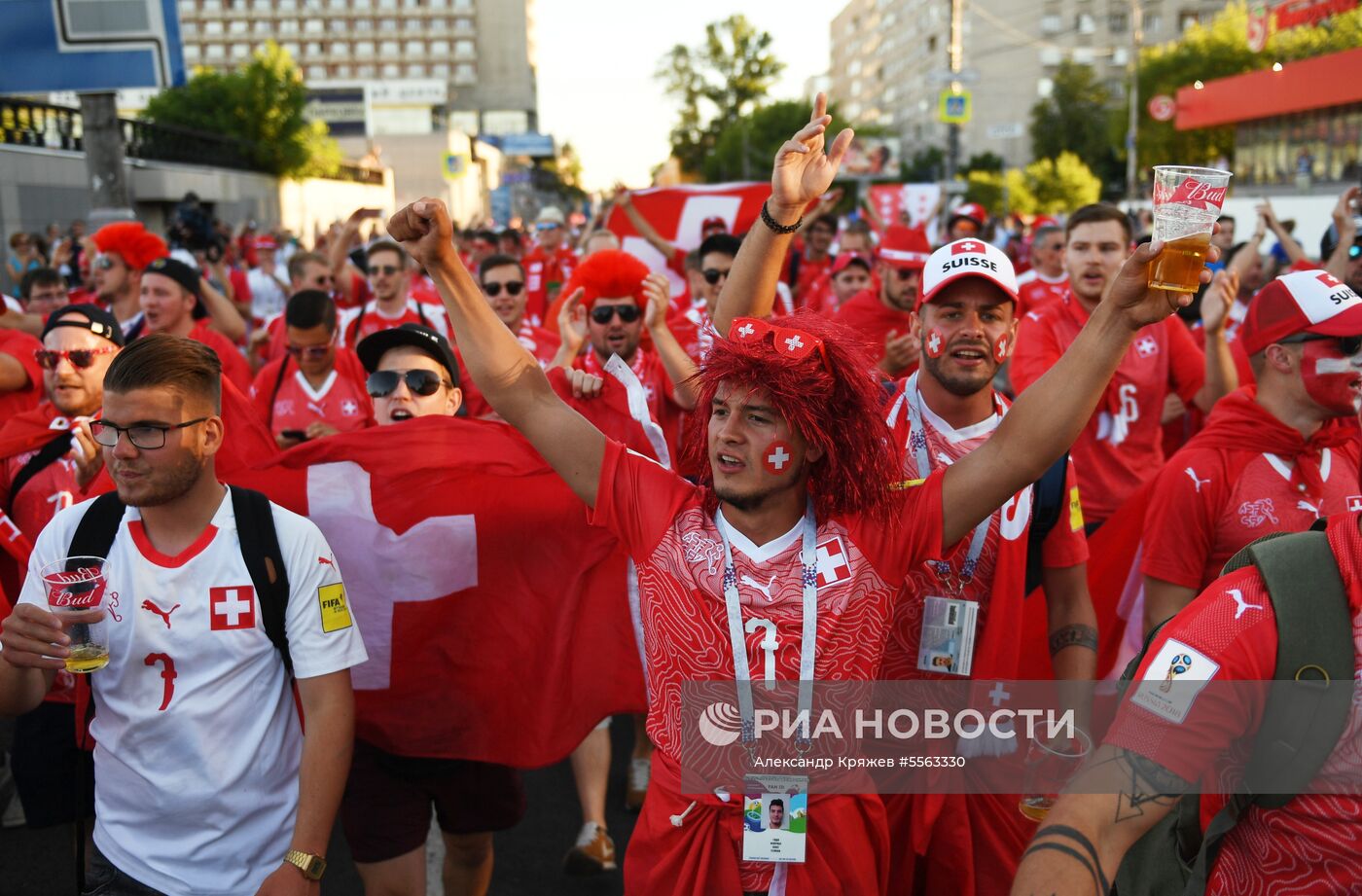 Футбол. ЧМ-2018. Матч Швейцария - Коста-Рика