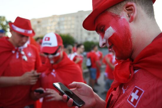 Футбол. ЧМ-2018. Матч Швейцария - Коста-Рика